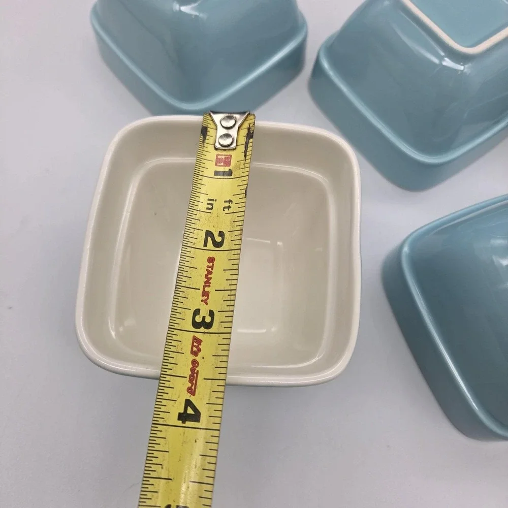 Samsle Ceramic Porcelain Ramekins Set 5 Baking Bowls Oven Microwave Dishwasher